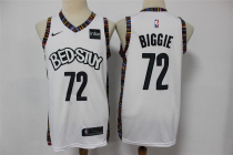 NBA Brooklyn Nets White #72 Biggie 2020 City Edition Stitched NBA Jersey