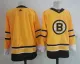 NHL Boston Bruins 2020-21 Yellow Reverse Retro Stitched Blank Jersey