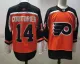 NHL Philadelphia Flyers #14 Couturier 2021 Orange Reverse Retro Stitched Jersey