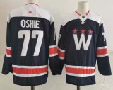 NHL Washington Capitals #77 T.J. Oshie Navy 2021 New Adidas Jersey