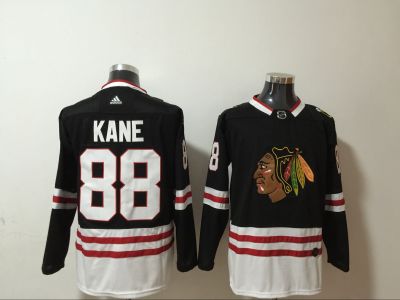 Cheap 2016 Chicago Blackhawks #88 Kane #19 Toews Red/Black Split