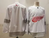 NHL Detroit Red Wings White 2020-21 Reverse Retro Stitched Blank Jersey