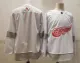 NHL Detroit Red Wings White 2020-21 Reverse Retro Stitched Blank Jersey