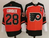 NHL Philadelphia Flyers #28 Giroux 2021 Orange Reverse Retro Stitched Jersey