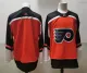 NHL Philadelphia Flyers 2021 Orange Reverse Retro Stitched Blank Jersey