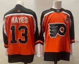 NHL Philadelphia Flyers #13 Kevin Hayes 2021 Orange Reverse Retro Stitched Jersey