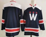 NHL Washington Capitals Navy 2021 New Adidas Blank Jersey