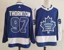 NHL Maple Leafs #97 Joe Thornton Blue 2020 New Adidas Jersey