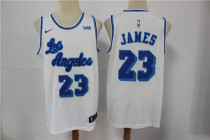 NBA Los Angeles Lakers #23 LeBron James White Jersey