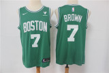 NBA Boston Celtics #7 Jaylen Brown Green Nike 2021 New Jersey