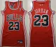 Women NBA Chicago Bulls #23 Jordan Red  Dress Jersey