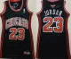 Women NBA Chicago Bulls #23 Jordan Black Dress Jersey