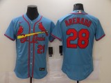 MLB St. Louis Cardinals #28 Nolan Arenado Blue Flex Base Elite Jersey