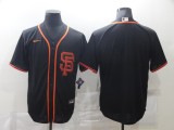 MLB San Francisco Giants Black Game Nike Blank Jersey