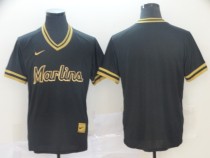 MLB Miami Marlins Black Mens Blank Nike Jersey