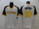 MLB San Diego Padres White #19 Tony Gwynn Throwback Jersey