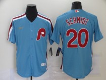 MLB Philadelphia Phillies Blue #20 Mike Schmidt Game Nike Jersey