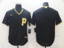 MLB Pittsburgh Pirates Blank Black Game Nike Jersey