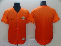 MLB San Francisco Giants Orange Fadeaway Mens Blank Jersey