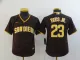 Youth MLB San Diego Padres Tan Brown #23 Fernando Tatis Jr. Game Nike Jersey