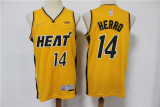 NBA Miami Heat #14 Tyler Herro Yellow Game Nike Jersey