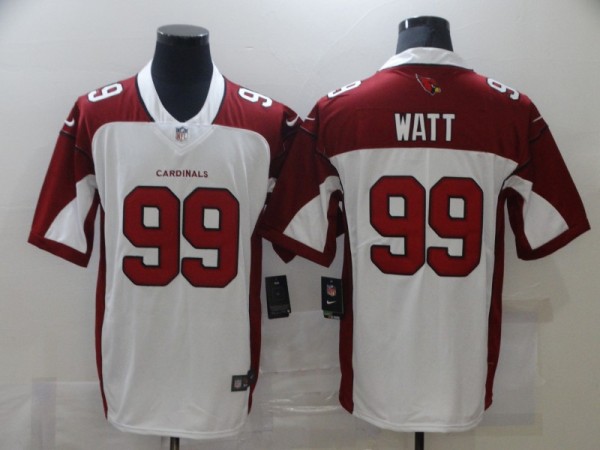 Men's Arizona Cardinals #99 J.J. Watt White Vapor Untouchable Limited Jersey