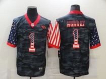 Arizona Cardinals #1 Kyler Murray 2020 Camo USA Flag Limited Men Jersey