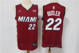 NBA Miami Heat #22 Jimmy Butler Red Game Nike Jersey