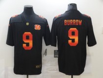 Men's Cincinnati Bengals #9 Joe Burrow 2020 Black Fashion Limited Jersey