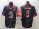 Men's Cincinnati Bengals #9 Joe Burrow 2020 Camo USA Flag Limited Jersey