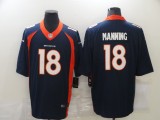 Men's Denver Broncos #18 Peyton Manning Blue Vapor Untouchable Limited Jersey
