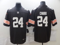 Men's Cleveland Browns #24 Chubb New Brown Vapor Untouchable Limited Jersey