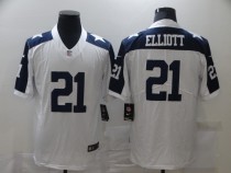 Men's Dallas Cowboys #21 Elliott White Vapor Limited Jersey