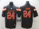 Men's Cleveland Browns #24 Chubb  Brown Vapor Untouchable Limited Jersey