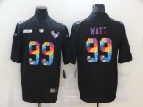 Men's Houston Texans #99 J.J. Watt 2020 Black Crucial Catch Limited Jersey