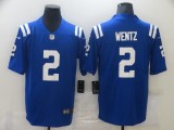 Men's Indianapolis Colts #2 Wentz Royal Blue Vapor Untouchable Limited Jersey