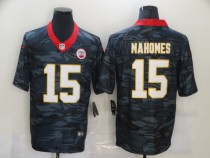 Men's Kansas City Chiefs #15 Patrick Mahomes Camo Limited  Jersey