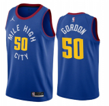 NBA Denver Nuggets #50 Aaron Gordon Blue Statement Jersey