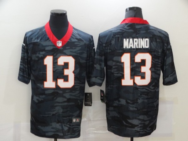 Men's Miami Dolphins #13 Dan Marino Camo Limited  Jersey