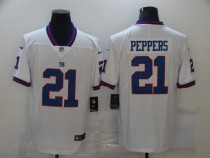 Men's New York Giants #21 Peppers White Color Rush Limited Jersey