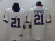 Men's New York Giants #21 Peppers White Color Rush Limited Jersey