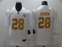 Men's Las Vegas Raiders #28 Josh Jacobs 2020 White Leopard Print Fashion Limited Jersey