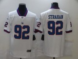 Men's New York Giants #92 Starhan White Color Rush Limited Jersey