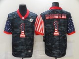 Men's Miami Dolphins #1 Tua Tagovailoa 2020 Camo USA Flag Limited Jersey