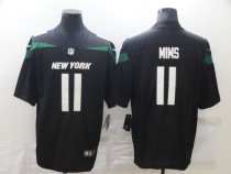 Men's New York Jets #11 Mims Black Vapor Untouchable Limited Stitched Jersey