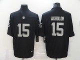 Men's Las Vegas Raiders #15 Agholor Black Vapor Limited Jersey