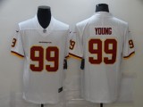 Men's Washington Football Team #99 Young White Vapor Untouchable Limited Jersey