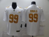 Men's Los Angeles Rams #99 Aaron Donald White Leopard Limited Jersey