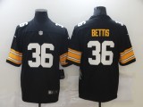 Men's Pittsburgh Steelers #36 Bettis Black Vapor Untouchable Limited Jersey