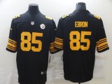 Men's Pittsburgh Steelers #85 Ebron Black Color Rush Limited Jersey